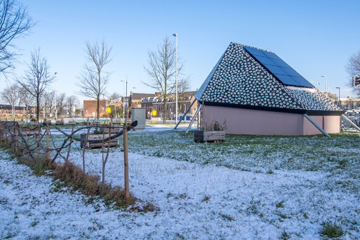 Paviljoen pOp op het Westplein in Utrecht